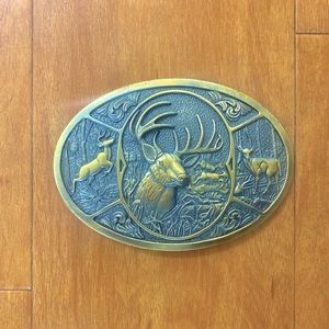 LRG BRASS BELT BUCKLE